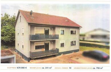 Haus zum Kauf provisionsfrei 629.000 € 7 Zimmer 241 m² 790 m² Grundstück Spülseestraße 17 Wiesenbronn 97355