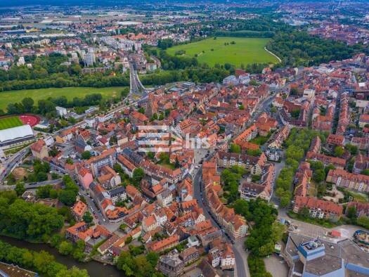 Bürofläche zur Miete provisionsfrei 1.000 m² Bürofläche teilbar ab 120 m² Innenstadt Fürth 90762