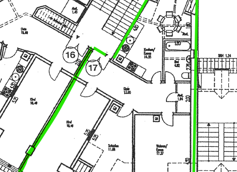 Wohnung zur Miete 395 € 3 Zimmer 84 m² frei ab sofort Bärensteiner Str. 1 Annaberg Annaberg-Buchholz 09456