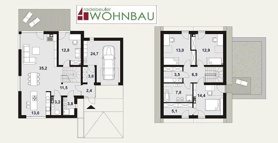 Einfamilienhaus zum Kauf 736.300 € 5 Zimmer 149 m²<br/>Wohnfläche 1.230 m²<br/>Grundstück Radebeul 01445