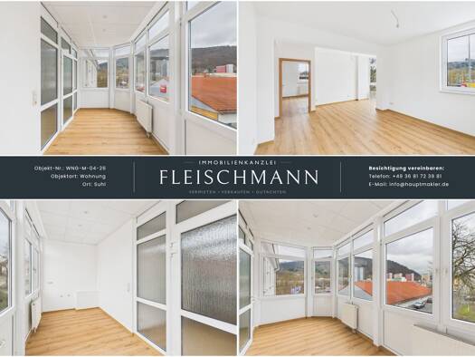 Wohnung zur Miete 1.050 € 5,5 Zimmer 150 m² 2. Geschoss Suhl Suhl 98527