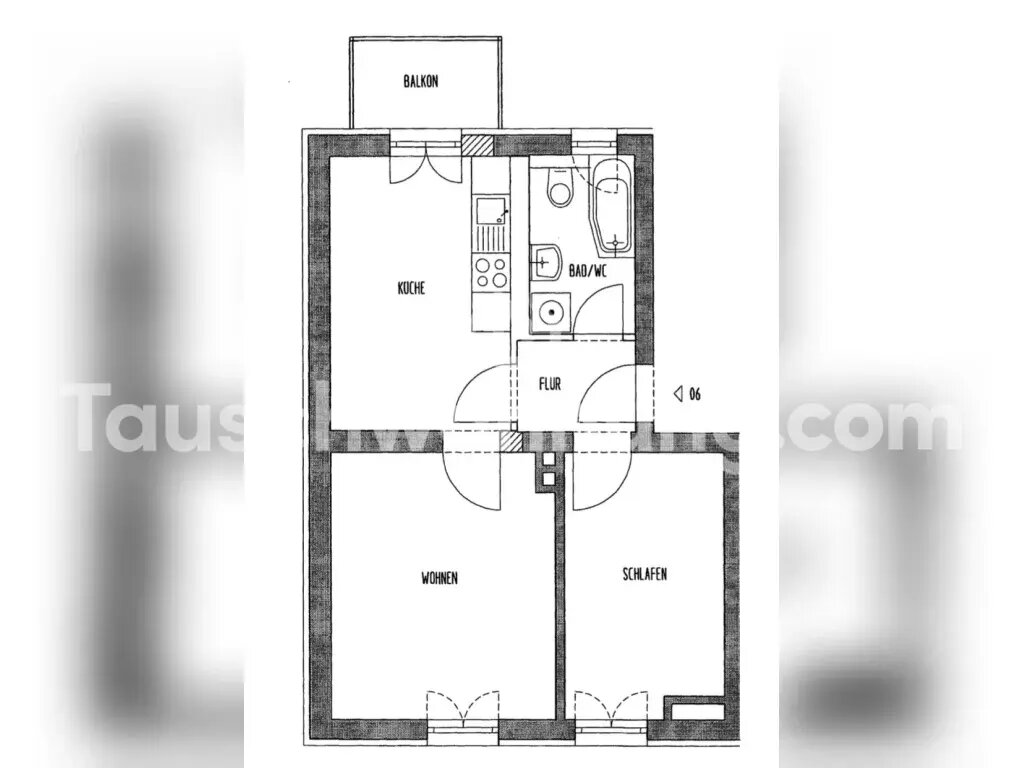 Wohnung zur Miete Tauschwohnung 460 € 1,5 Zimmer 43 m²<br/>Wohnfläche Haidhausen - Süd München 81669