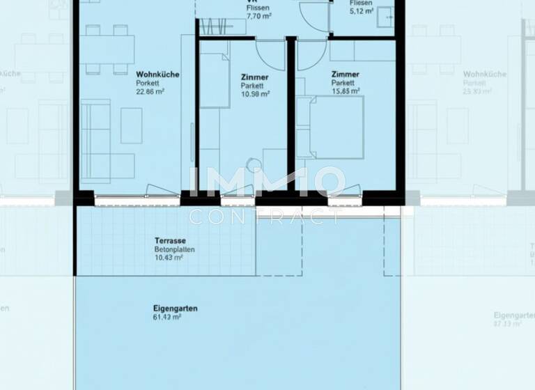 Wohnung zum Kauf - Erstbezug provisionsfrei 339.500 € 3 Zimmer 62,5 m² EG Süßenbrunner Straße 14-18 Gerasdorf bei Wien 2201
