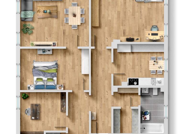 Wohnung zum Kauf 259.900 € 4 Zimmer 105 m² Urberach Rödermark 63322