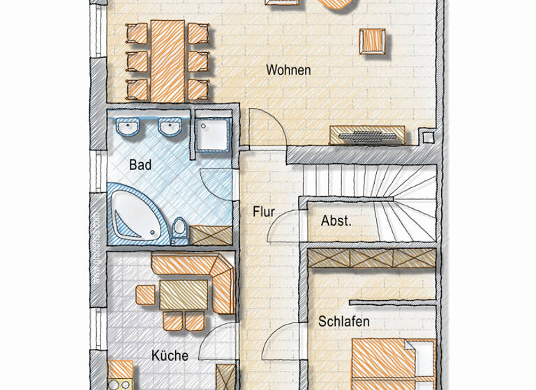 Doppelhaushälfte zum Kauf provisionsfrei 255.000 € 4 Zimmer 138 m² 483 m² Grundstück Barßelermoor Barßel / Barßelermoor 26676