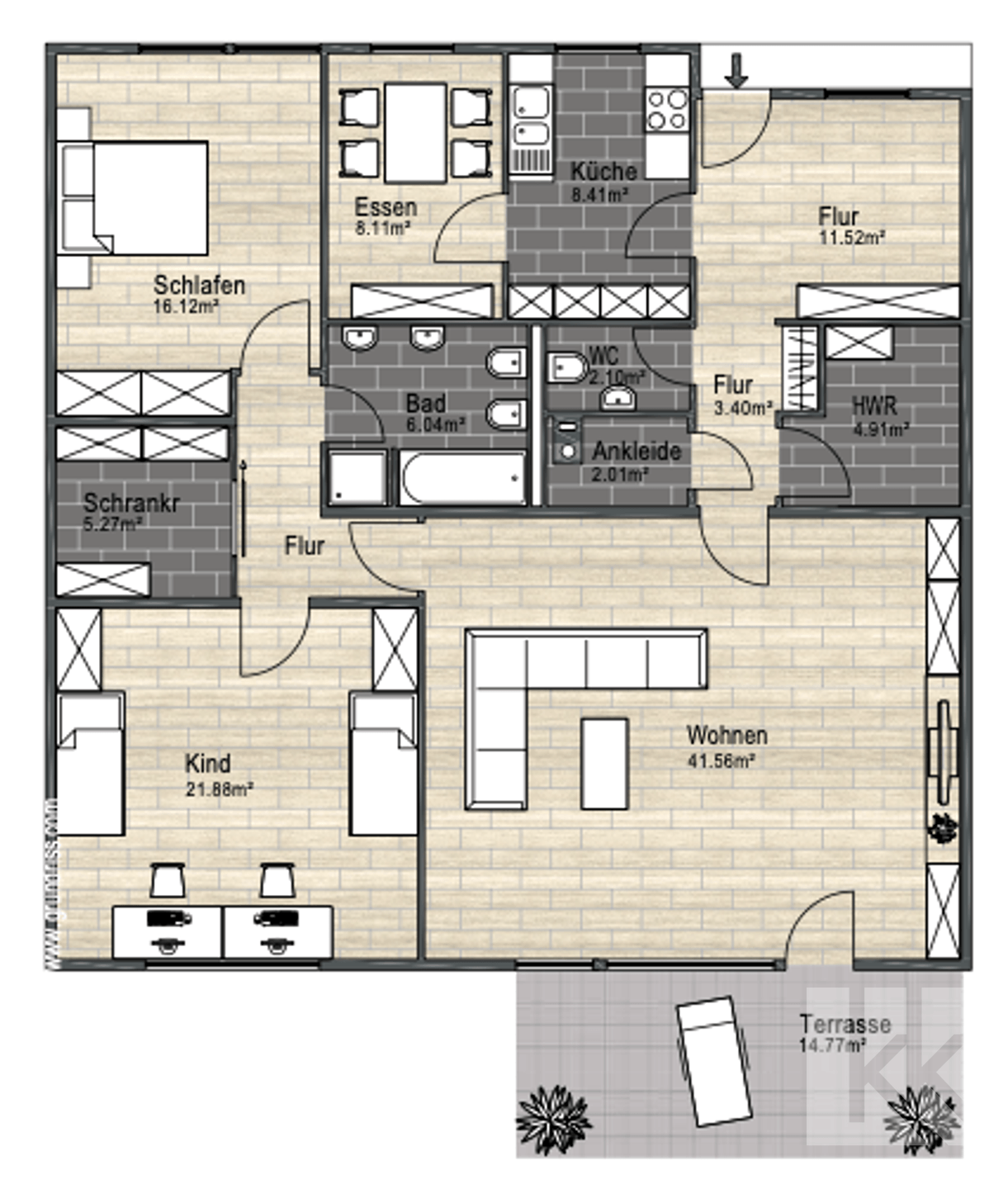 Bungalow zum Kauf 550.000 € 4 Zimmer 132,6 m²<br/>Wohnfläche 695 m²<br/>Grundstück Mascherode Mascherode 38126