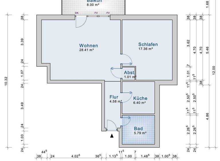 Wohnung zum Kauf 135.000 € 2 Zimmer 67,6 m² 2. Geschoss Krebsförden Schwerin 19061