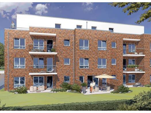 Terrassenwohnung zum Kauf provisionsfrei 369.600 € 2 Zimmer 83,5 m² EG Ostlandstraße 38 Schwanewede 28790