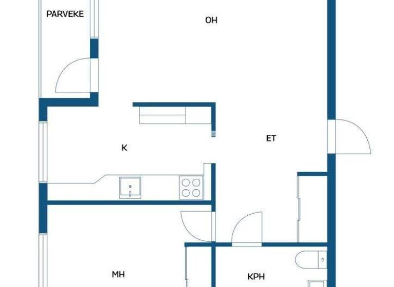 Studio zum Kauf 59.000 € 2 Zimmer 60,7 m² 1. Geschoss Jukolantie 11 Kouvola 45200