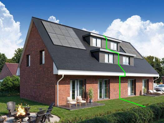 Doppelhaushälfte zum Kauf - Erstbezug provisionsfrei 570.000 € 4 Zimmer 130,5 m² 430 m² Grundstück Haffkrug Scharbeutz 23683