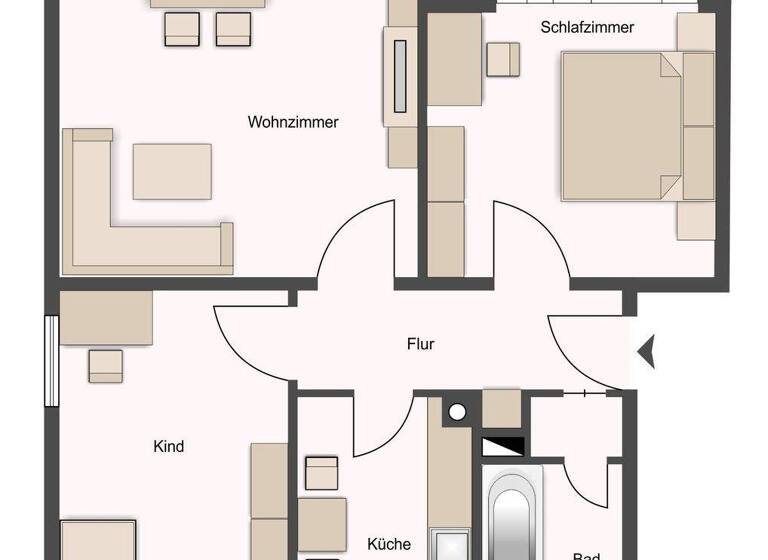 Wohnung zum Kauf 344.000 € 3 Zimmer 74 m² 1. Geschoss Waldram Wolfratshausen 82515
