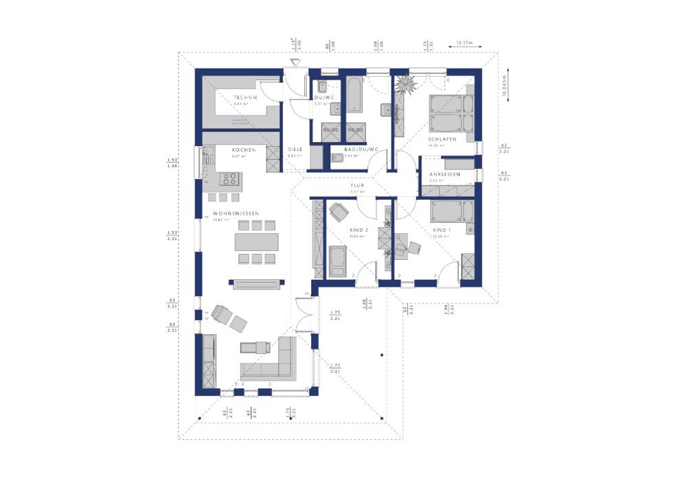 Einfamilienhaus zum Kauf provisionsfrei 595.482 € 5 Zimmer 135 m²<br/>Wohnfläche 761 m²<br/>Grundstück Tengen Tengen 78250