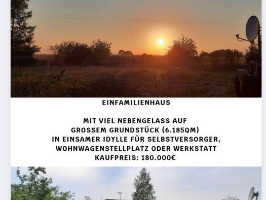 Haus zum Kauf provisionsfrei 180.000 € 4 Zimmer 120 m² 6.185 m² Grundstück Pamitz Klein Bünzow 17390