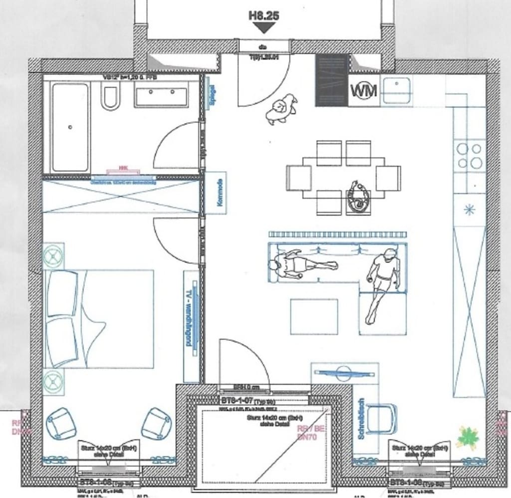 Wohnung zur Miete Wohnen auf Zeit 2.690 € 2 Zimmer 55 m²<br/>Wohnfläche 05.06.2025<br/>Verfügbarkeit Bornholmer Straße Prenzlauer Berg Berlin 10439