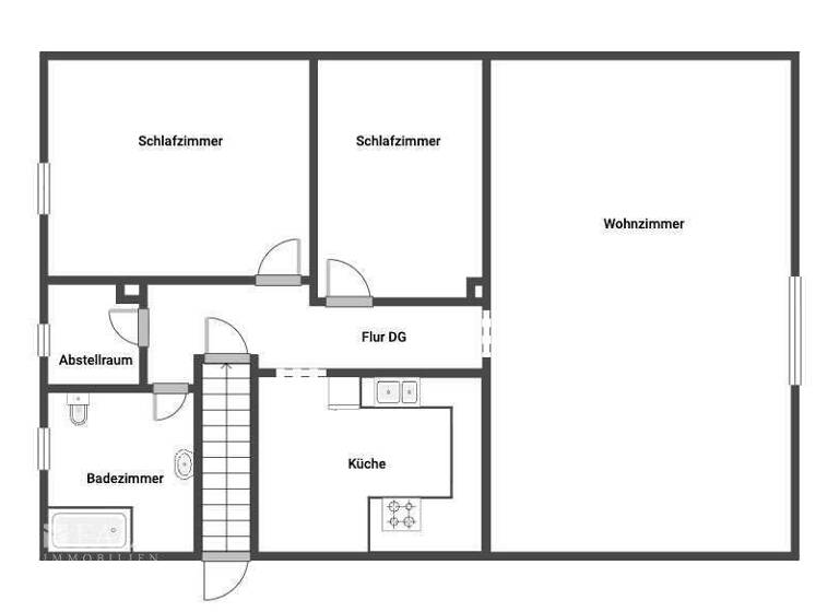 Wohnung zum Kauf 175.000 € 3 Zimmer 120 m² 2. Geschoss Eglsee Brunn 93164