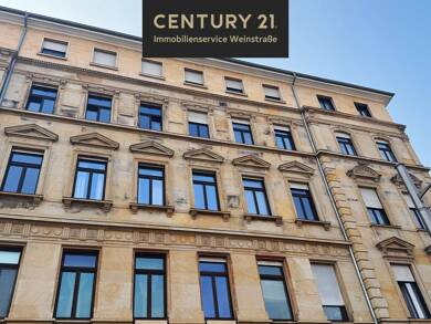 Wohnung zur Miete 1.205 € 2 Zimmer 90 m² 2. Geschoss frei ab sofort Oststadt - Nord Mannheim 68161