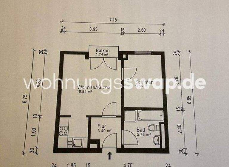 Studio zur Miete Tauschwohnung 580 € 2 Zimmer 40 m² EG Schönefeld Berlin 12529