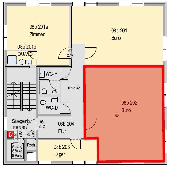 Bürofläche zur Miete provisionsfrei 57 m²<br/>Bürofläche Bahnhofstraße 8b Wolfurt 6922