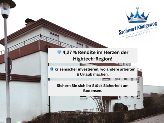 Wohnung zum Kauf als Kapitalanlage geeignet 295.000 € 3 Zimmer 85 m² Immenstaad Immenstaad am Bodensee 88090