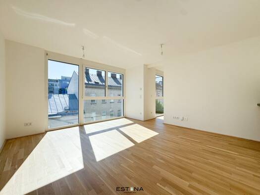 Wohnung zur Miete - Erstbezug 726 € 2 Zimmer 36,2 m² 3. Geschoss Leebgasse Favoriten 1100