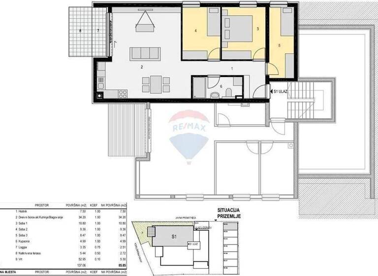 Wohnung zum Kauf 523.500 € 4 Zimmer 85 m² Kolan