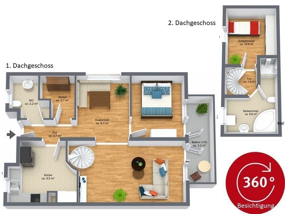 Maisonette zum Kauf als Kapitalanlage geeignet 225.000 € 3,5 Zimmer 80 m²<br/>Wohnfläche Aulendorf Aulendorf 88326