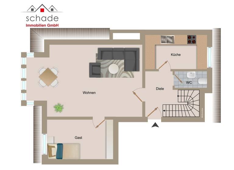 Maisonette zur Miete 590 € 3 Zimmer 79 m² frei ab 01.05.2026 Plettenberg 58840