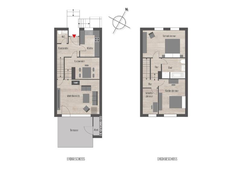 Reihenmittelhaus zum Kauf 279.000 € 3,5 Zimmer 85 m² 151 m² Grundstück Neukloster Buxtehude 21614