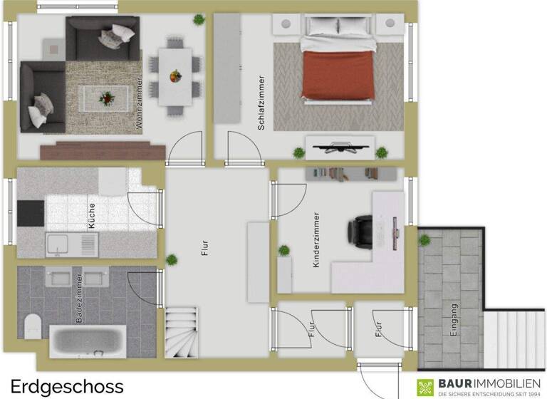 Doppelhaushälfte zum Kauf 398.000 € 6 Zimmer 131 m² 369 m² Grundstück Baindt 88255
