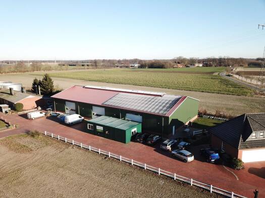 Lagerhalle zur Miete provisionsfrei 840 m² Lagerfläche teilbar ab 100 m² Am Mühlenbach 6 A Ahausen-Sitter Bersenbrück 49593