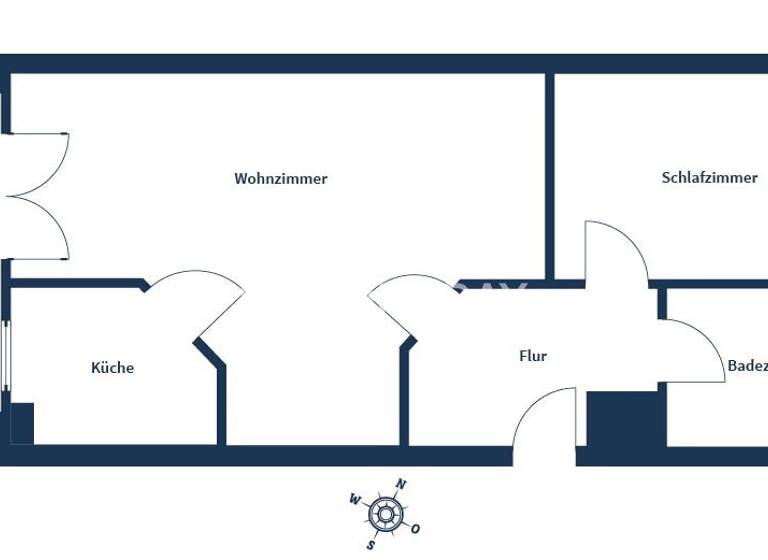 Wohnung zum Kauf 130.000 € 2 Zimmer 61,9 m²<br/>Wohnfläche 2.<br/>Geschoss Leutzsch Leipzig 04179