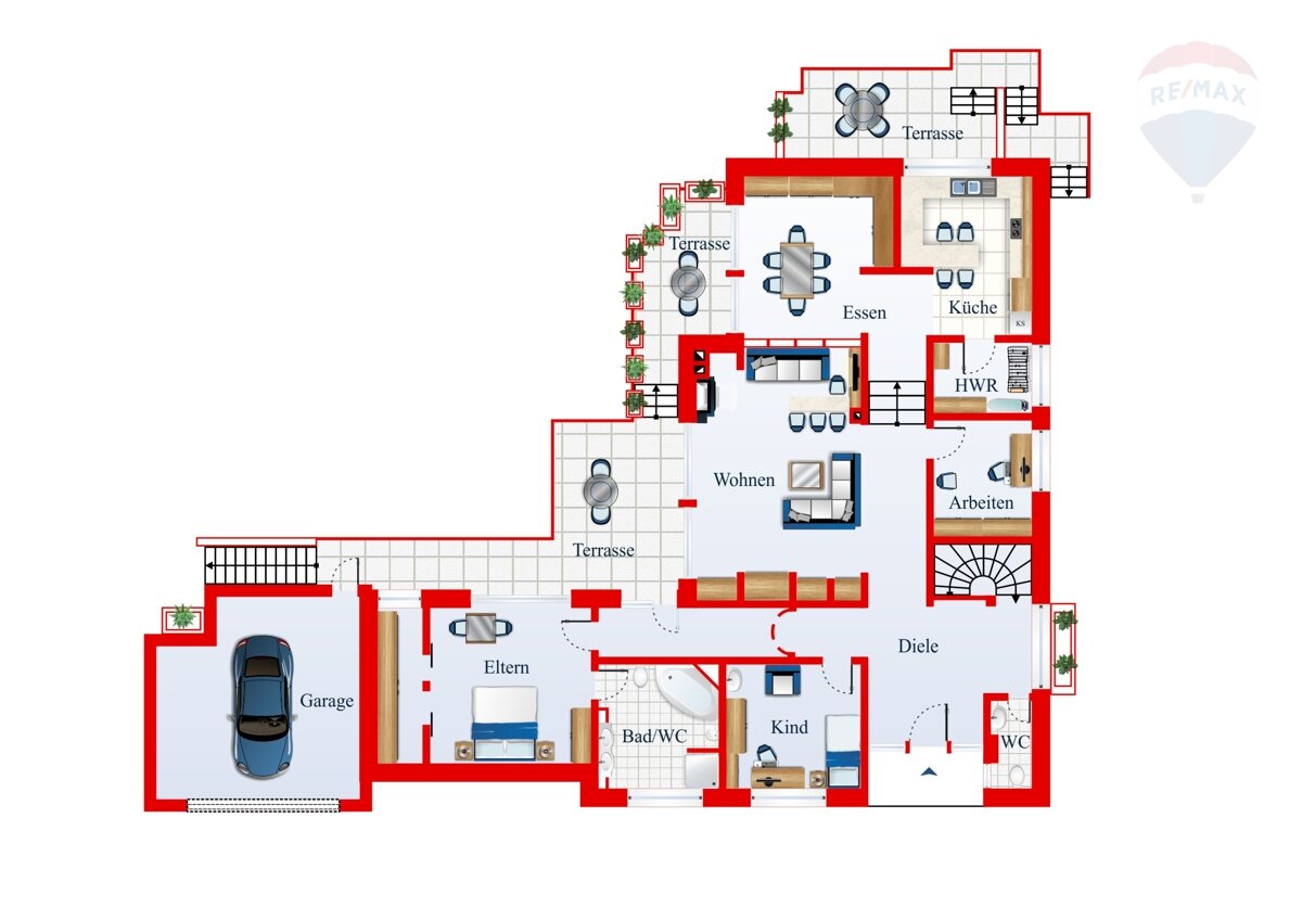 Bungalow zum Kauf 459.000 € 7 Zimmer 200 m²<br/>Wohnfläche 1.200 m²<br/>Grundstück Ensdorf 66806