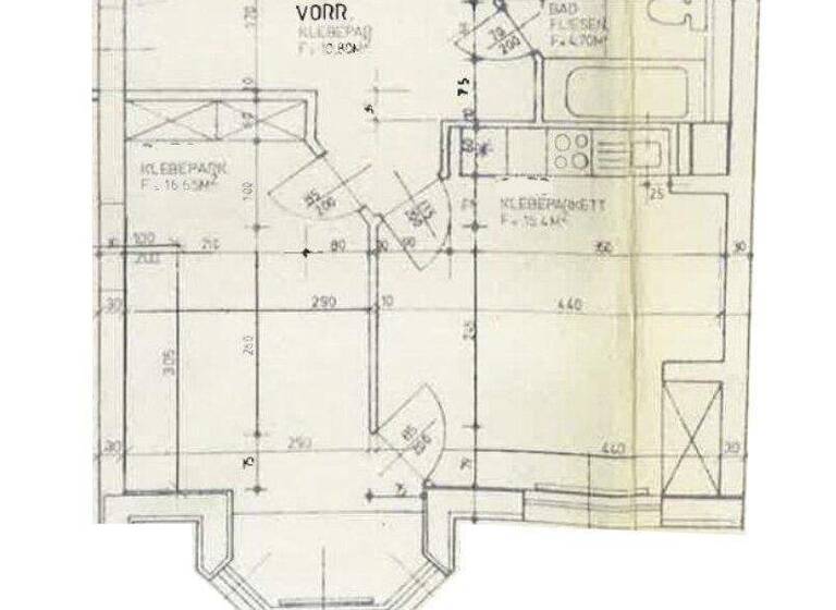 Wohnung zur Miete 465 € 2 Zimmer 2. Geschoss Grieskai Gries Graz 8020