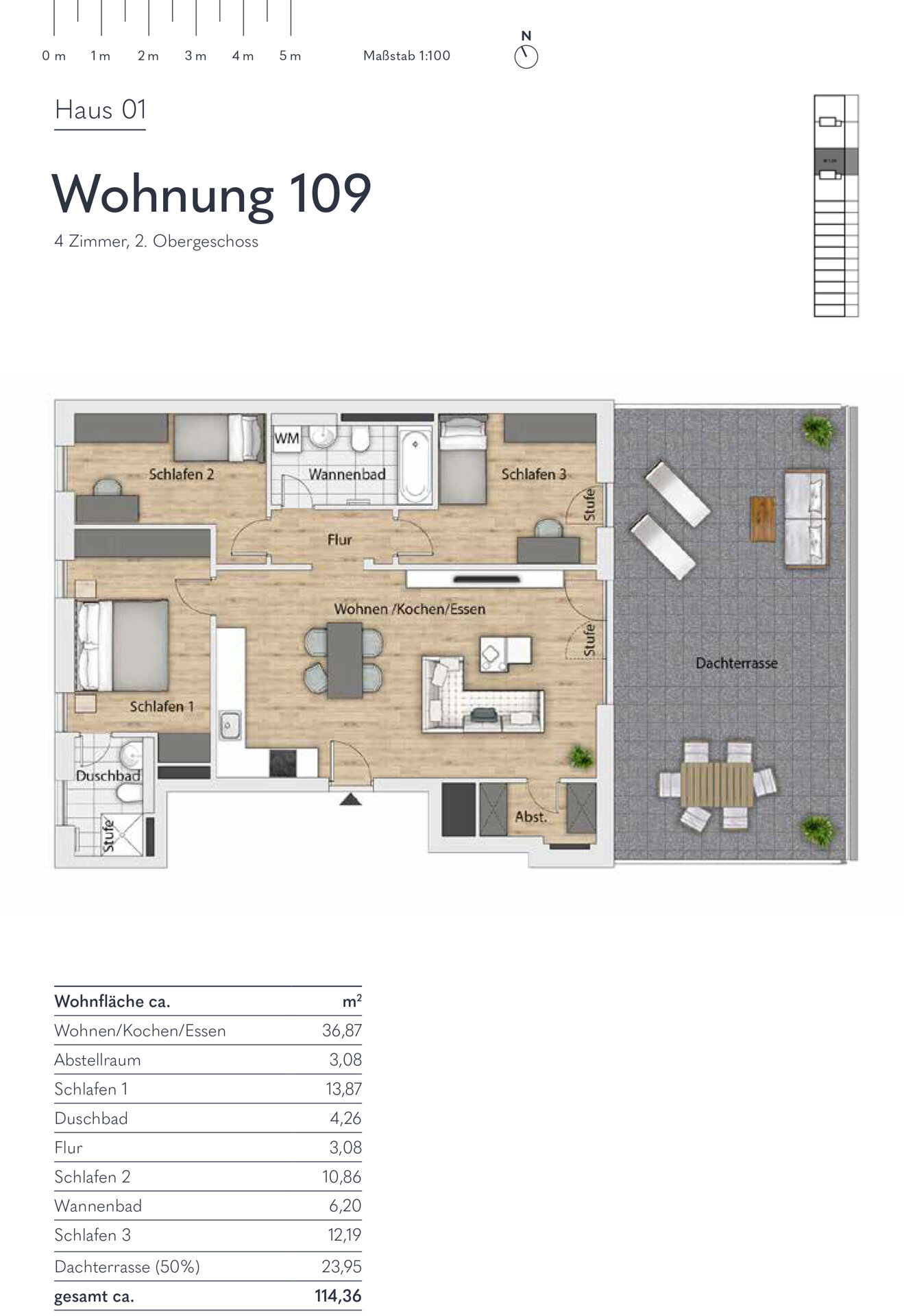 Wohnung zum Kauf provisionsfrei 929.000 € 4 Zimmer 114,4 m²<br/>Wohnfläche 3.<br/>Geschoss Dürneck Freising 85354