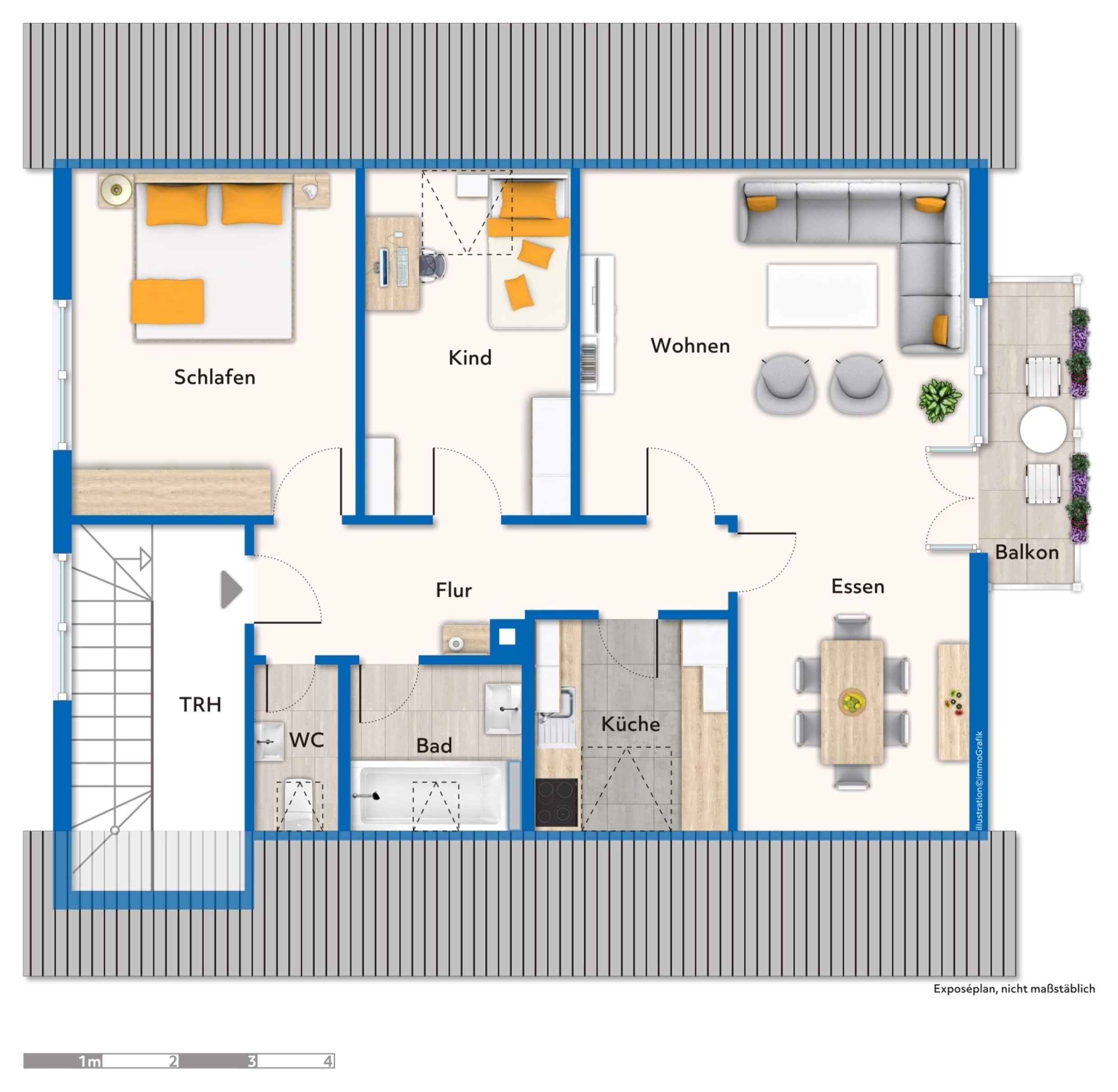 Wohnung zum Kauf 225.000 € 3 Zimmer 68,4 m²<br/>Wohnfläche 01.01.2025<br/>Verfügbarkeit Grötzingen Aichtal 72631