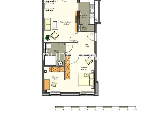 Wohnung zur Miete Tauschwohnung 1.062 € 2 Zimmer 71 m² EG Altona-Nord Altona 22765