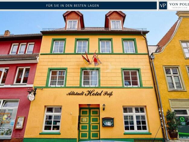 Hotel zum Kauf 1.200.000 € 13 Zimmer 271 m² Grundstück Altstadt Stralsund 18439