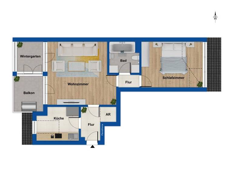 Wohnung zum Kauf 380.000 € 2,5 Zimmer 67 m² Mauritz Münster 48145