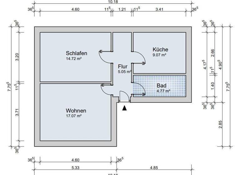Wohnung zum Kauf 69.900 € 2 Zimmer 50,7 m² EG Groß Siemz Siemz-Niendorf 23923