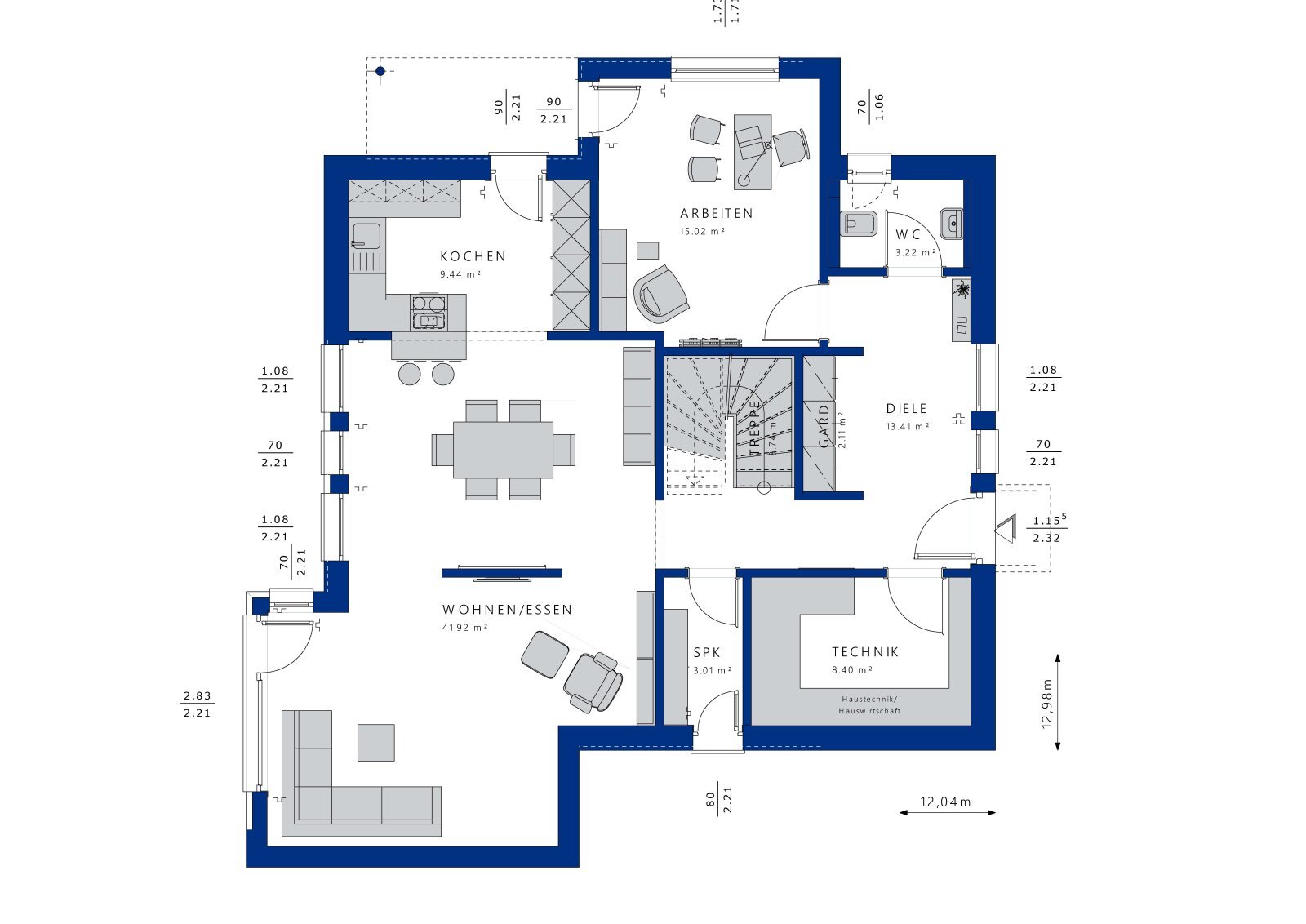 Einfamilienhaus zum Kauf 696.504 € 6 Zimmer 170 m²<br/>Wohnfläche 500 m²<br/>Grundstück Schloß Neuhaus Paderborn 33104