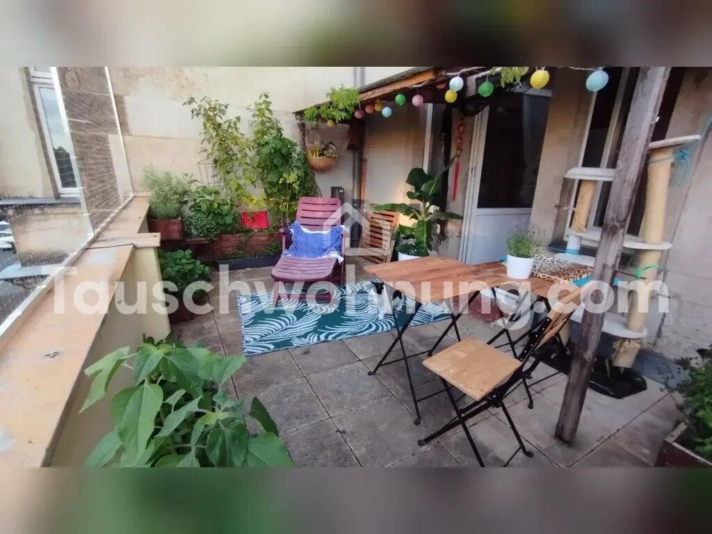 Terrassenwohnung zur Miete Tauschwohnung 500 € 2 Zimmer 64 m²<br/>Wohnfläche 1.<br/>Geschoss Südvorstadt-Ost (Uhlandstr.) Dresden 01069