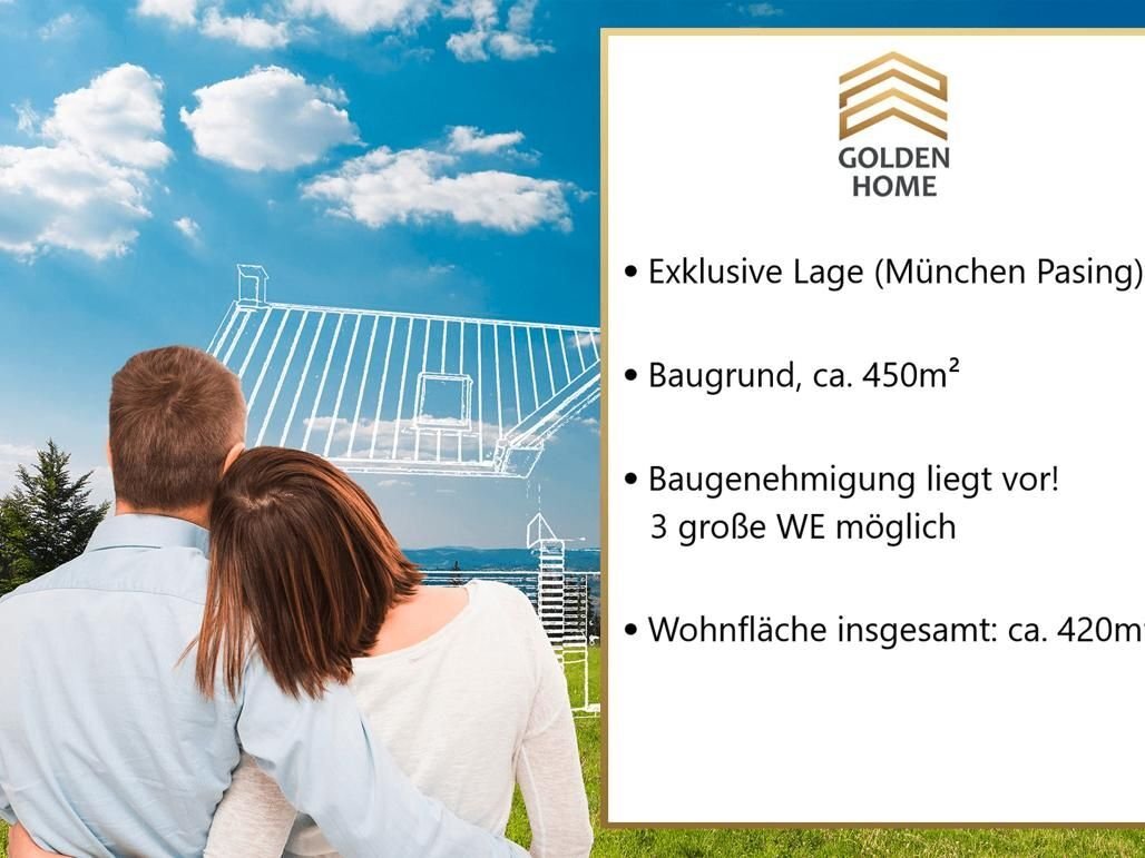 Land-/Forstwirtschaft zum Kauf 2.029.000 € 450 m²<br/>Grundstück Am Westbad München 81241