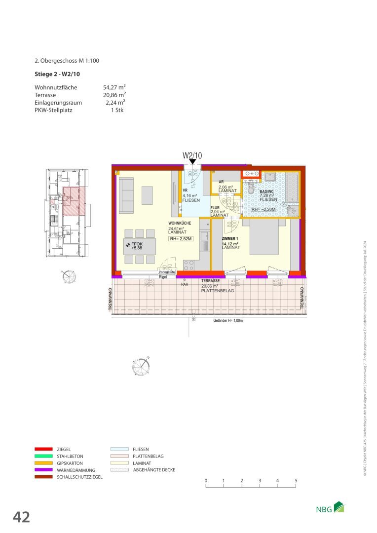 Wohnung zur Miete 526 € 2 Zimmer 54,3 m²<br/>Wohnfläche Kirchschlag in der Buckligen Welt 2860