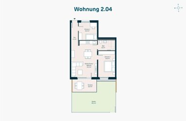 Terrassenwohnung zum Kauf provisionsfrei als Kapitalanlage geeignet 369.000 € 3 Zimmer 70,9 m² Bachwiesen Zirndorf Zirndorf 90513