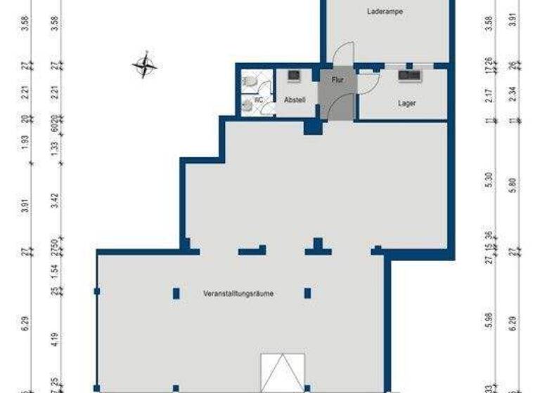 Bürofläche zur Miete provisionsfrei 1.407 € 1 Zimmer 187,6 m² Bürofläche Hellersdorfer Promenade 26 Hellersdorf Berlin 12627