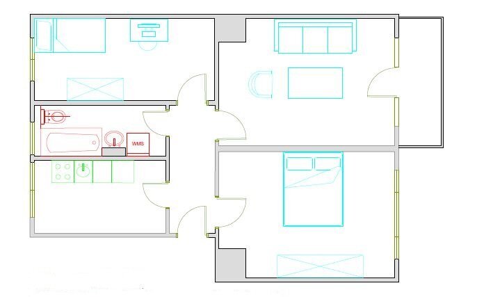 Wohnung zur Miete 441 € 3 Zimmer 59 m²<br/>Wohnfläche EG<br/>Geschoss Mozartplatz 4 Görden Brandenburg an der Havel 14772