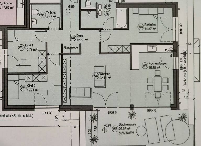 Penthouse zum Kauf provisionsfrei 499.000 € 4 Zimmer 118 m² Geschoss 2/3 Friedrich-Ebert-Straße 34 Hiddesen Detmold 32760