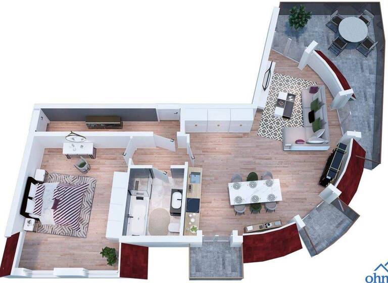 Penthouse zur Miete 1.050 € 2 Zimmer 105 m² 3. Geschoss Rheinbach 53359