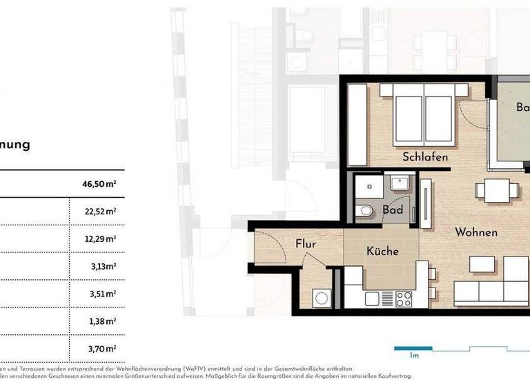 Wohnung zum Kauf 240.000 € 2 Zimmer 46,5 m² 1. Geschoss Löbtau-Süd Dresden 01159