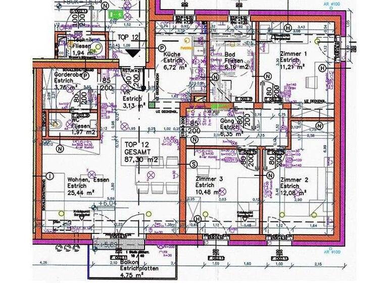 Wohnung zur Miete 932 € 87,3 m² Am Bach 10/6 Röschitz 3743